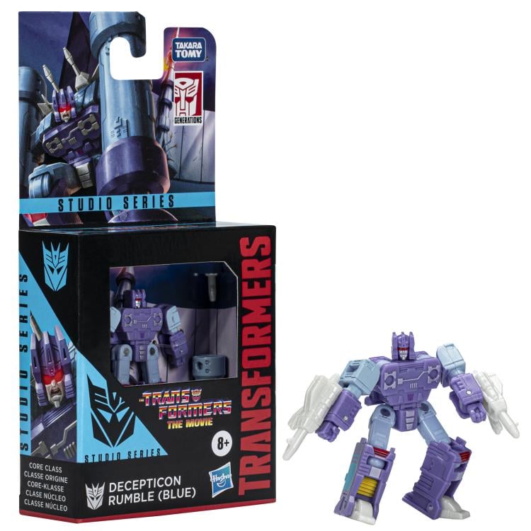 Transformers Studio Series 86 Core Decepticon Rumble (Blue) Gallery Image 6