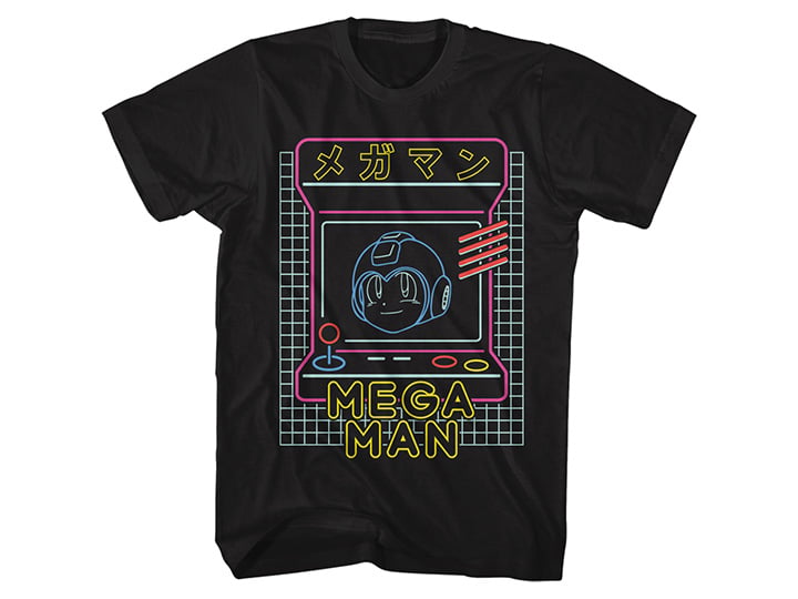 Mega Man Neon Arcade T-Shirt Gallery Image 1