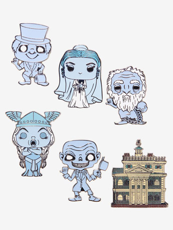Pop! Pin Disney Haunted Mansion Box of 12 Random Blind Box Pins Gallery Image 2