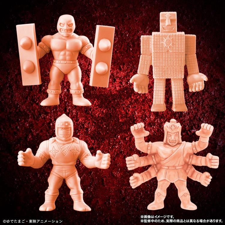 Kinnikuman Kinkeshi Official Set of 5 Wrestling Rings Set (With 4