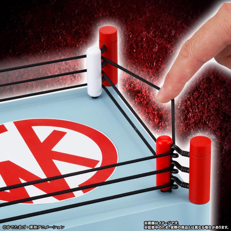 Kinnikuman Kinkeshi Official Set of 5 Wrestling Rings Set (With 4