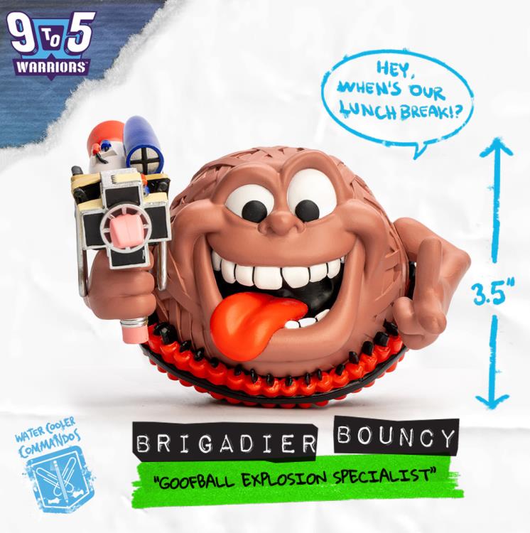 9 to 5 Warriors Brigadier Bouncy Action Figure Gallery Image 8
