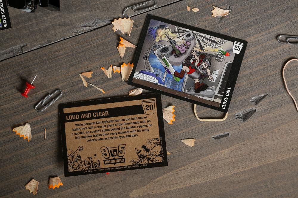 9 to 5 Warriors Warri-O's Hobby Pack Wax Pack Gallery Image 9