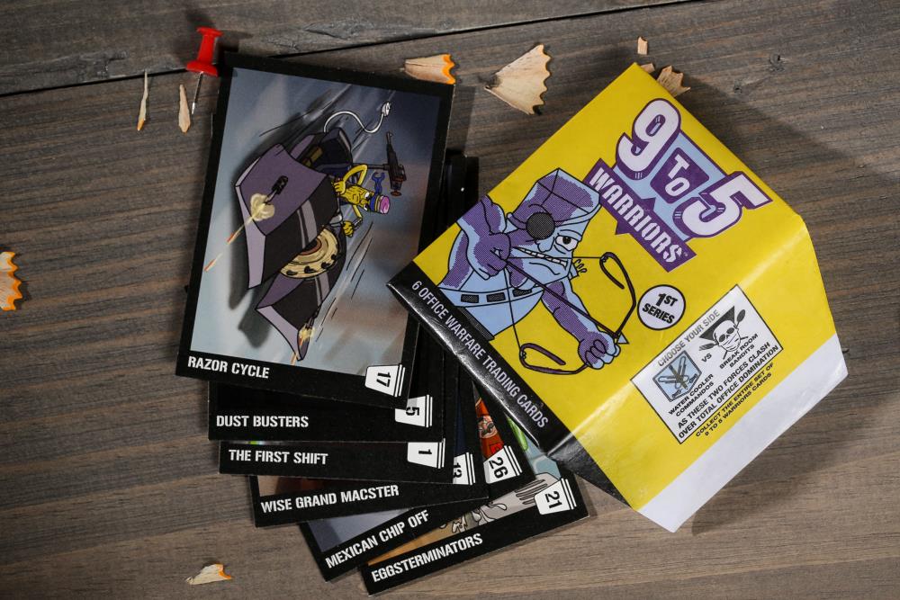 9 to 5 Warriors Warri-O's Hobby Pack Wax Pack Gallery Image 6