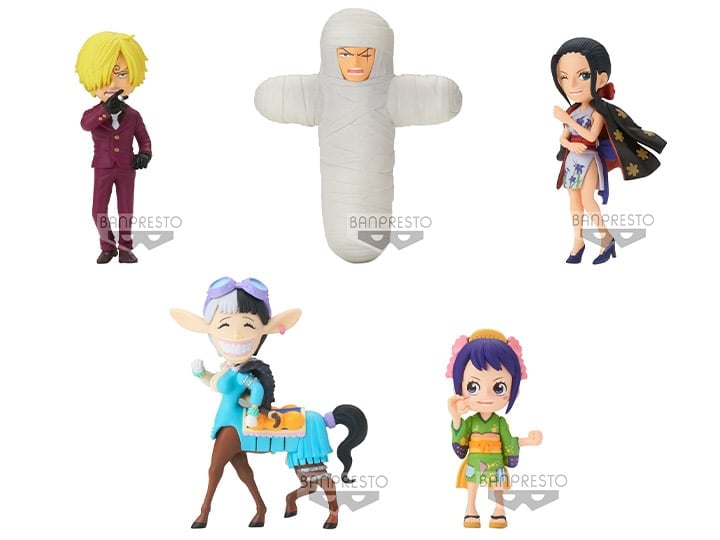 One Piece World Collectable Figure Wano Country Onigashima 5 Set of 5 Figures Gallery Image 1