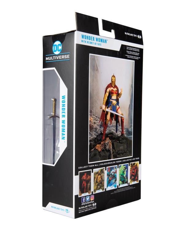 Batman: Last Knight on Earth DC Multiverse Wonder Woman with Helmet of Fate Action Figure Gallery Image 12