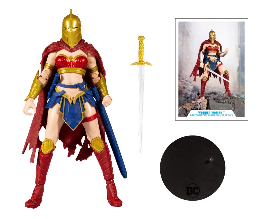 Batman: Last Knight on Earth DC Multiverse Wonder Woman with Helmet of Fate Action Figure Gallery Image 9