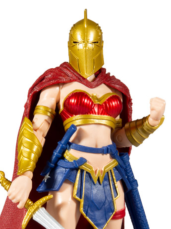 Batman: Last Knight on Earth DC Multiverse Wonder Woman with Helmet of Fate Action Figure Gallery Image 2