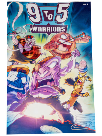 9 to 5 Warriors Comic Book Gallery Image 2