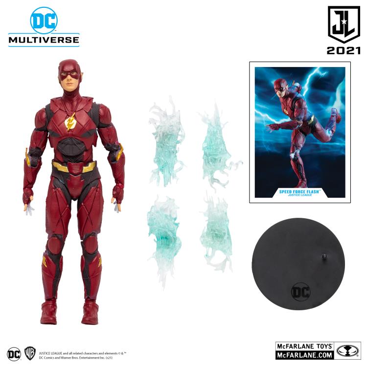 Justice League (2021) DC Multiverse Speed Force Flash Action Figure Gallery Image 9