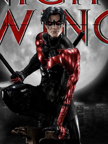 Batman: Hush Museum Masterline Nightwing (Red Version) 1/3 Scale Statue Gallery Image 2