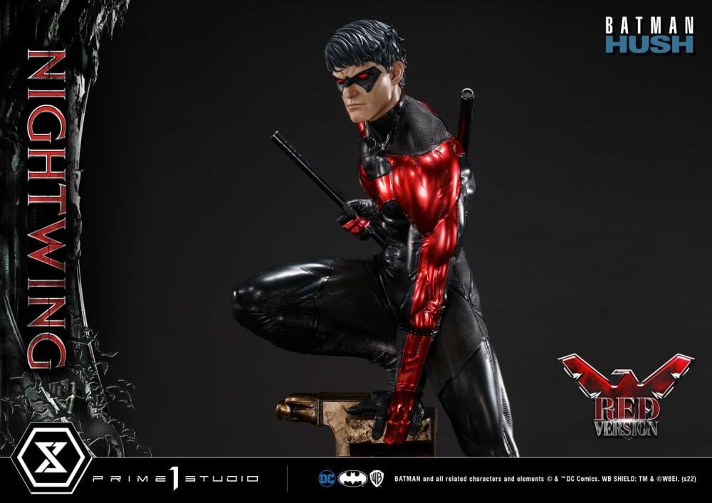 Batman: Hush Museum Masterline Nightwing (Red Version) 1/3 Scale Statue Gallery Image 34
