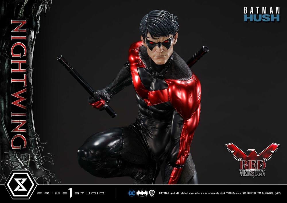 Batman: Hush Museum Masterline Nightwing (Red Version) 1/3 Scale Statue Gallery Image 32
