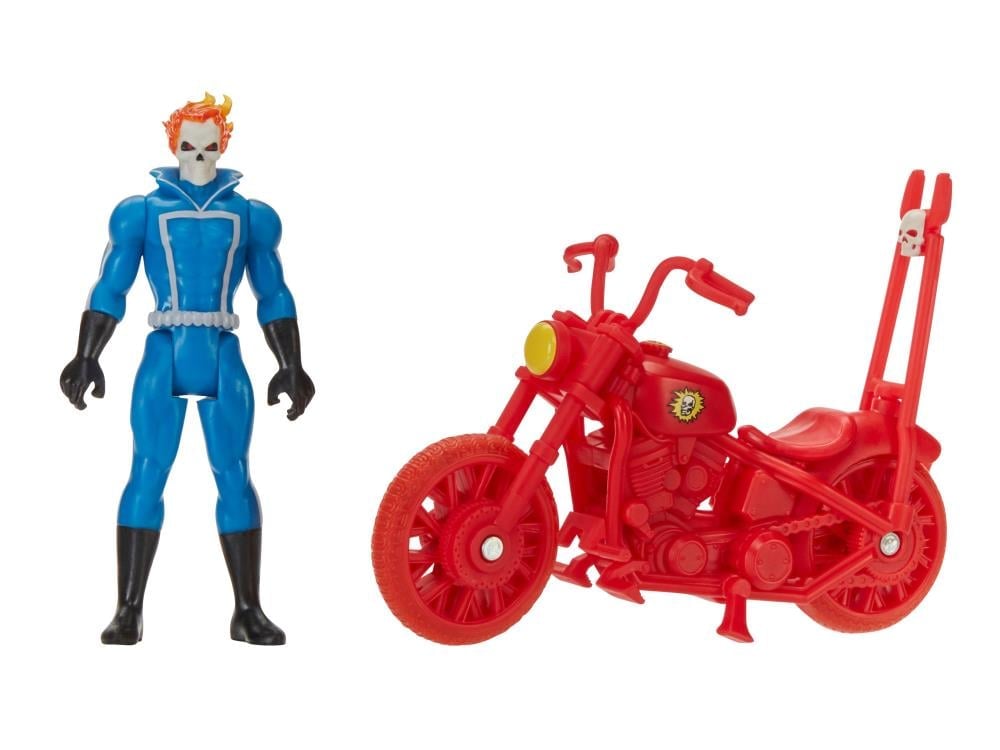 Marvel Legends Retro Collection 3.75" Ghost Rider and Hellcycle Gallery Image 6