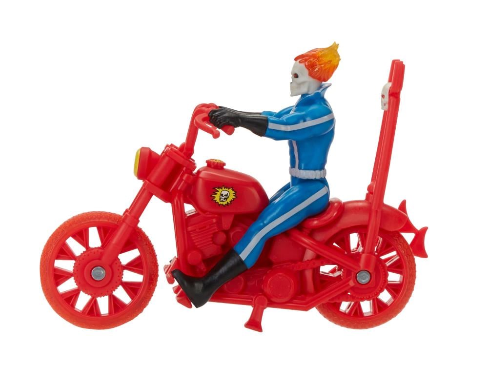 Marvel Legends Retro Collection 3.75" Ghost Rider and Hellcycle Gallery Image 5