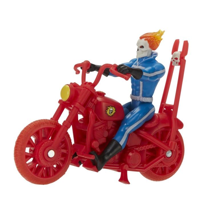 Marvel Legends Retro Collection 3.75" Ghost Rider and Hellcycle Gallery Image 3