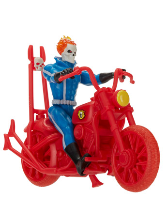 Marvel Legends Retro Collection 3.75" Ghost Rider and Hellcycle Gallery Image 2