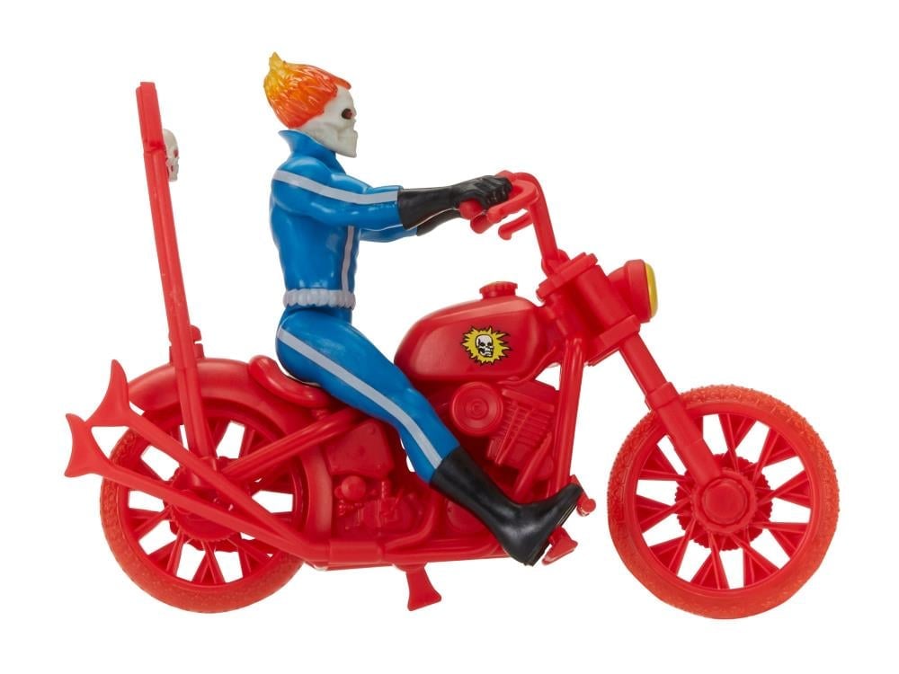 Marvel Legends Retro Collection 3.75" Ghost Rider and Hellcycle Gallery Image 4