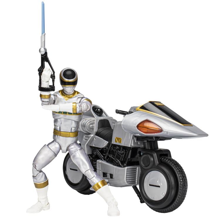 Power Rangers In Space Lightning Collection Deluxe Silver Ranger and Silver Cycle Gallery Image 15