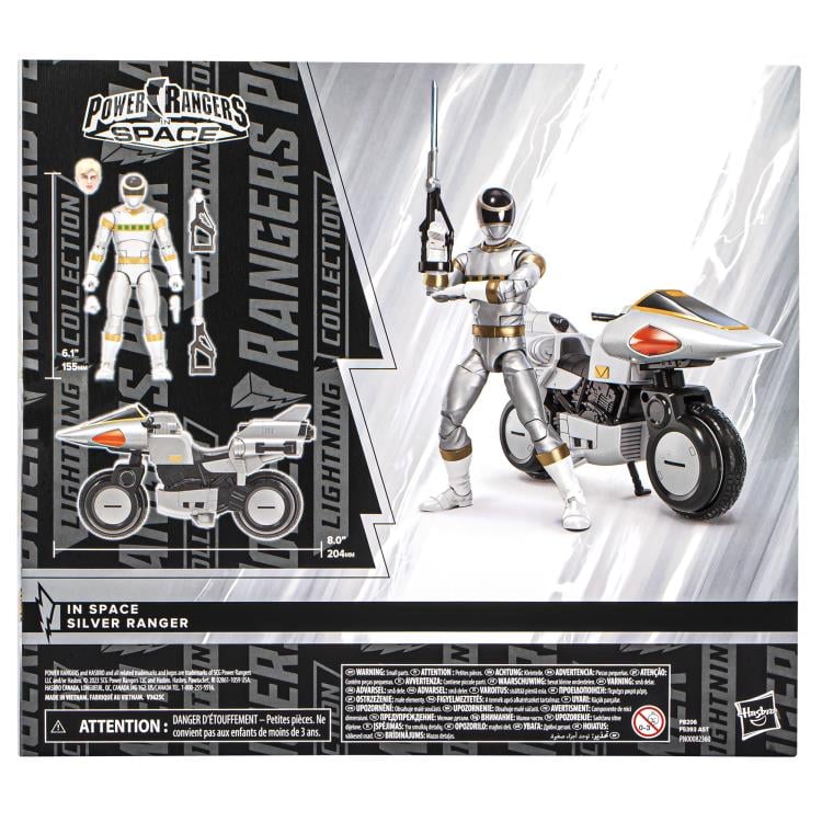 Power Rangers In Space Lightning Collection Deluxe Silver Ranger and Silver Cycle Gallery Image 18