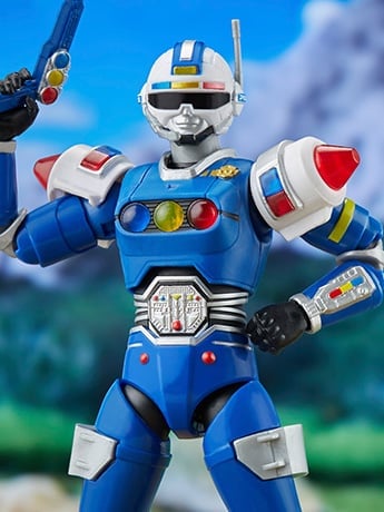 Power Rangers Turbo Lightning Collection Deluxe Blue Centurion