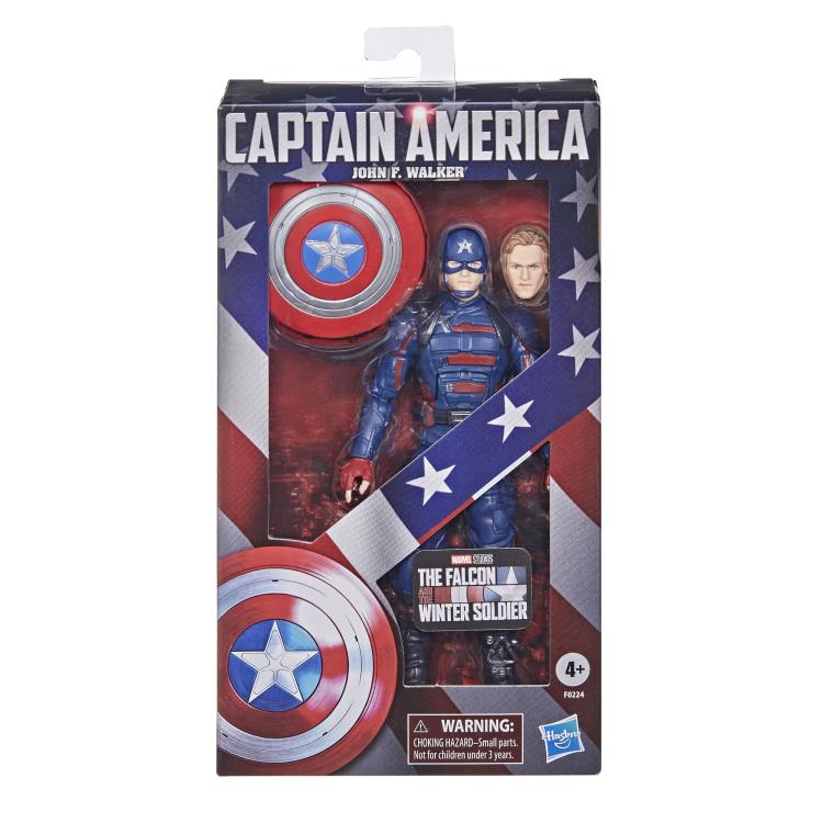 The Falcon and the Winter Soldier Marvel Legends Captain America (John Walker) Action Figure Gallery Image 10