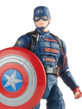 The Falcon and the Winter Soldier Marvel Legends Captain America (John Walker) Action Figure Gallery Image 2