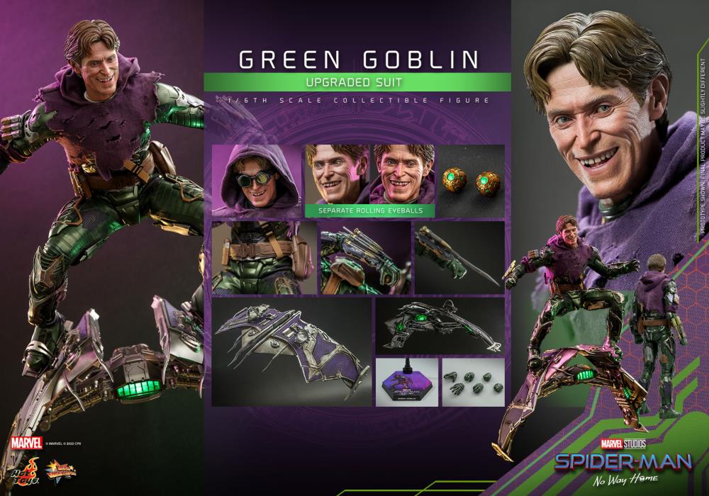 Spider-Man: No Way Home MMS674 Green Goblin (Upgraded Suit) 1/6th Scale Collectible Figure Gallery Image 21