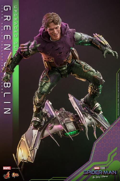 Spider-Man: No Way Home MMS674 Green Goblin (Upgraded Suit) 1/6th Scale Collectible Figure Gallery Image 5