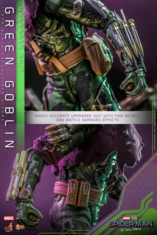 Spider-Man: No Way Home MMS674 Green Goblin (Upgraded Suit) 1/6th Scale Collectible Figure Gallery Image 19