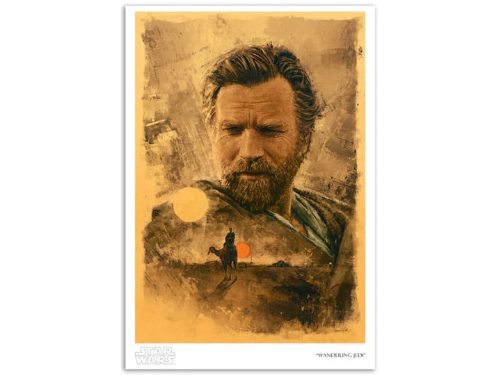 Star Wars Wandering Jedi Limited Edition Giclee Gallery Image 1