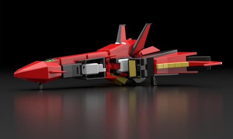 The Brave Express Might Gaine SMP Hiryuu Model Kit Set Gallery Image 8