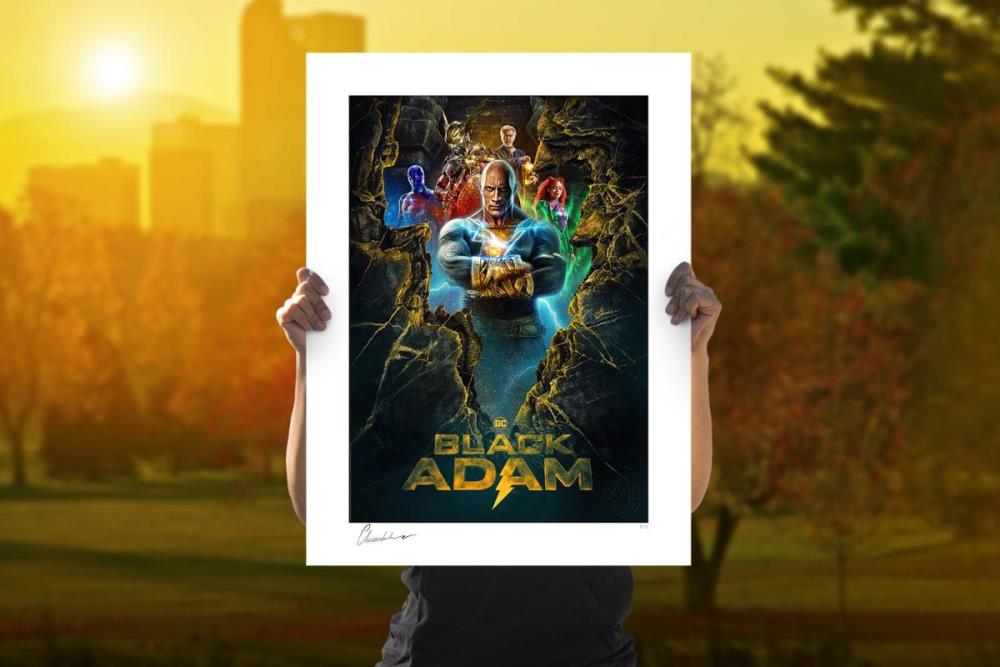 Black Adam Limited Edition Art Print Gallery Image 3