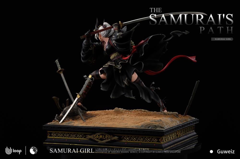 Guweiz The Samurai's Path Samurai Girl 1/3 Scale Limited Edition Statue Gallery Image 4