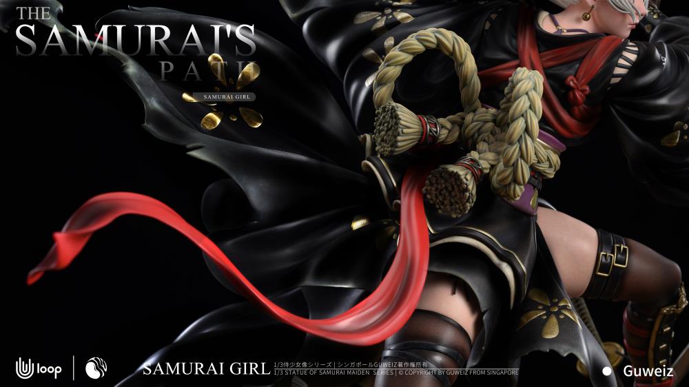 Guweiz The Samurai's Path Samurai Girl 1/3 Scale Limited Edition Statue Gallery Image 9