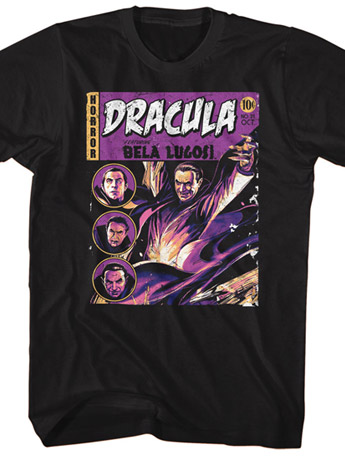 Bela Lugosi Dracula Comic T-Shirt Gallery Image 2