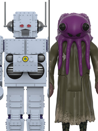 Beastie Boys ReAction Intergalactic Robot and Squid Monster Figure Two-Pack Gallery Image 2