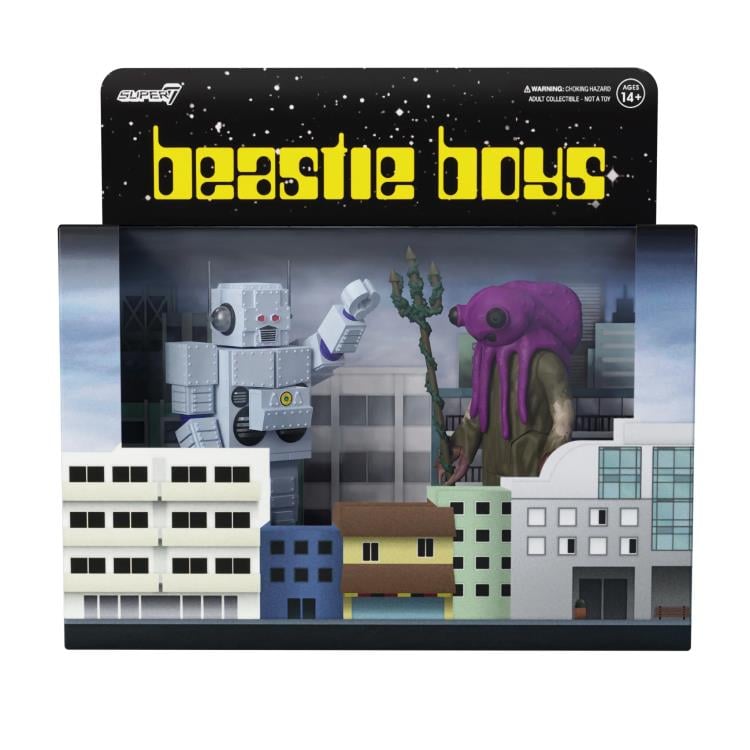 Beastie Boys ReAction Intergalactic Robot and Squid Monster Figure Two-Pack Gallery Image 6