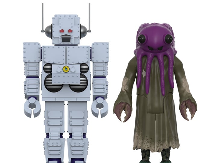 Beastie Boys ReAction Intergalactic Robot and Squid Monster Figure Two-Pack Gallery Image 1