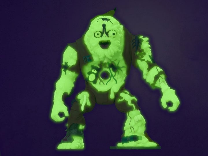 Teenage Mutant Ninja Turtles ULTIMATES! Muckman & Joe Eyeball (Glow-in-the-Dark) NYCC 2022 Exclusive Action Figure Gallery Image 5