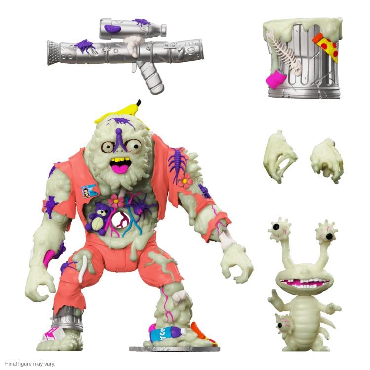 Teenage Mutant Ninja Turtles ULTIMATES! Muckman & Joe Eyeball (Glow-in-the-Dark) NYCC 2022 Exclusive Action Figure Gallery Image 6
