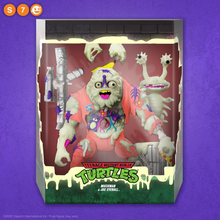 Teenage Mutant Ninja Turtles ULTIMATES! Muckman & Joe Eyeball (Glow-in-the-Dark) NYCC 2022 Exclusive Action Figure Gallery Image 8
