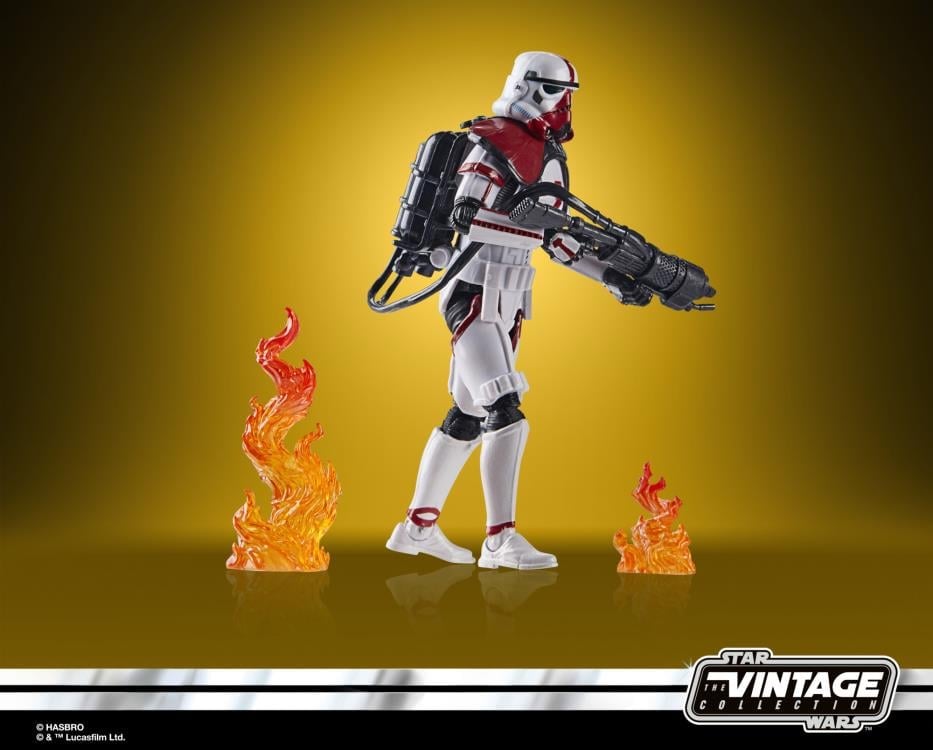 Star Wars: The Vintage Collection Incinerator Trooper & Grogu (The Mandalorian) Exclusive Two-Pack Gallery Image 6