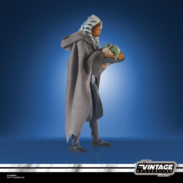 Star Wars: The Vintage Collection Ahsoka Tano & Grogu (The Mandalorian) Two-Pack Exclusive Gallery Image 6