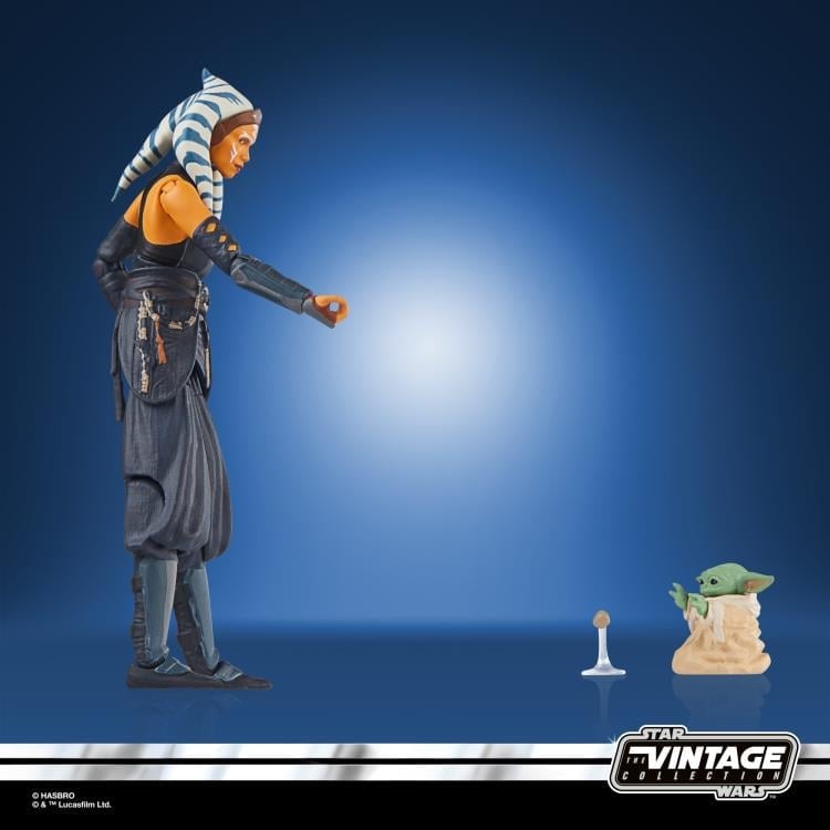 Star Wars: The Vintage Collection Ahsoka Tano & Grogu (The Mandalorian) Two-Pack Exclusive Gallery Image 11