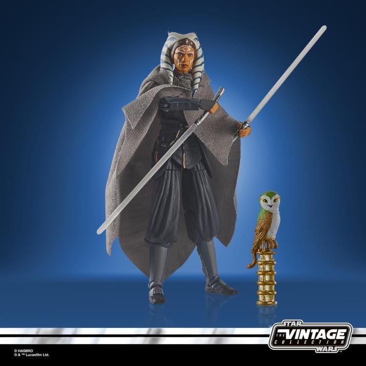 Star Wars: The Vintage Collection Ahsoka Tano & Grogu (The Mandalorian) Two-Pack Exclusive Gallery Image 4