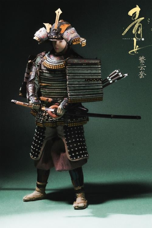 Female Samurai JPT-002 Aoiro Manual Japanese-Style Armor (Fanyun Ver.) 1/6 Scale Figure Gallery Image 3