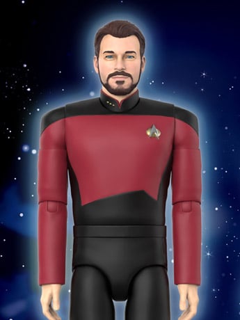 Image of Star Trek: The Next Generation ULTIMATES! Commander Riker Action Figure