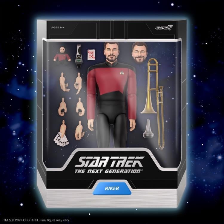 Star Trek: The Next Generation ULTIMATES! Commander Riker Action Figure Gallery Image 5