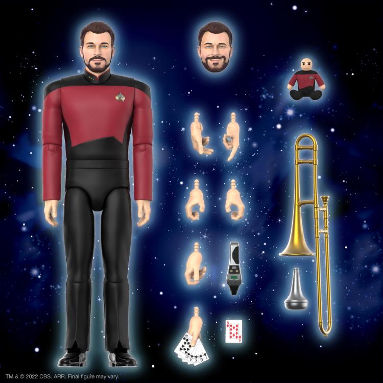 Star Trek: The Next Generation ULTIMATES! Commander Riker Action Figure Gallery Image 4